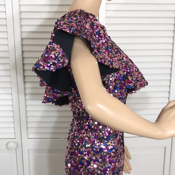 Revolve Majorelle Ariana Sequins Party Mini Dress Small - Picture 10 of 16